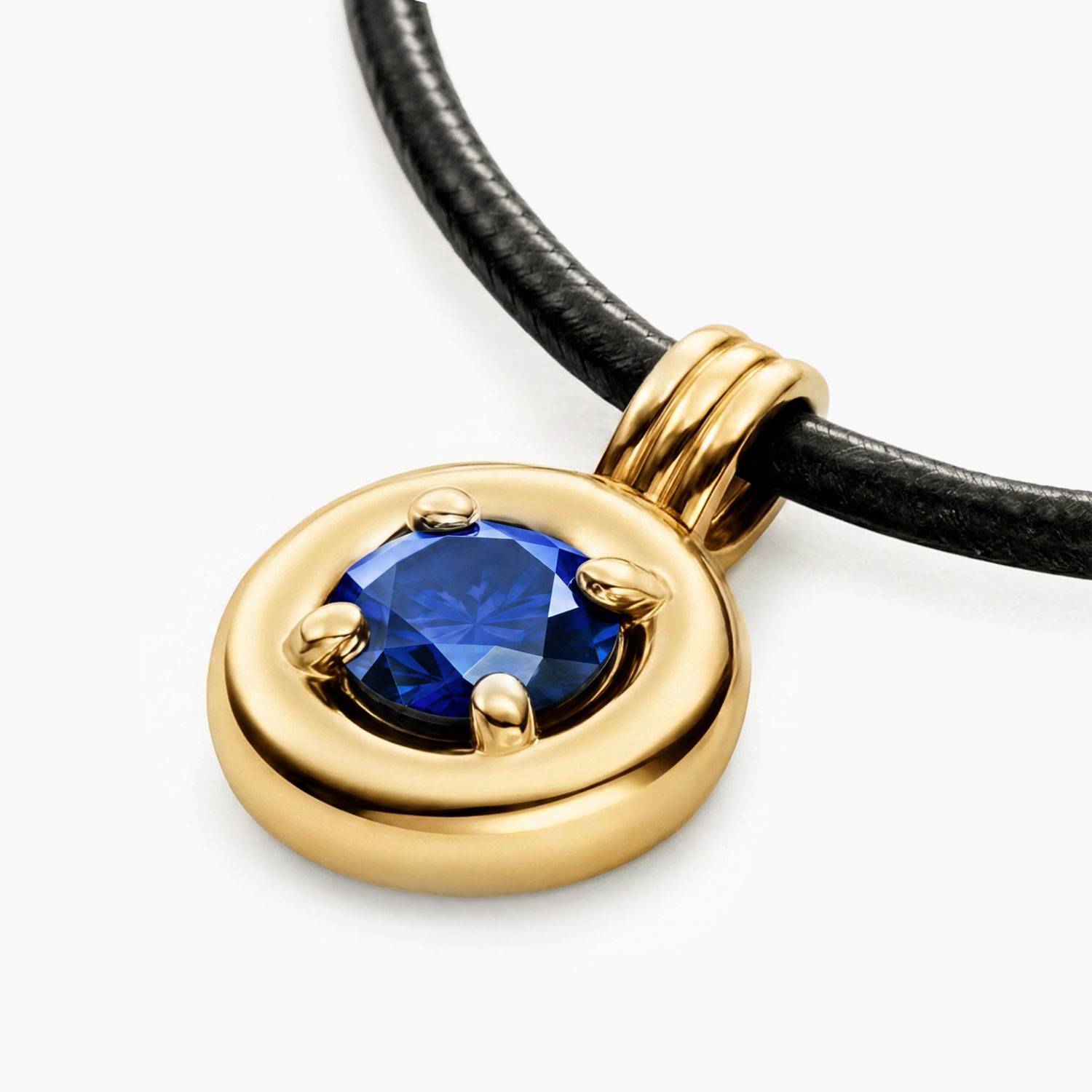 The One Carat Moissanite Necklace - Gold-5 product photo