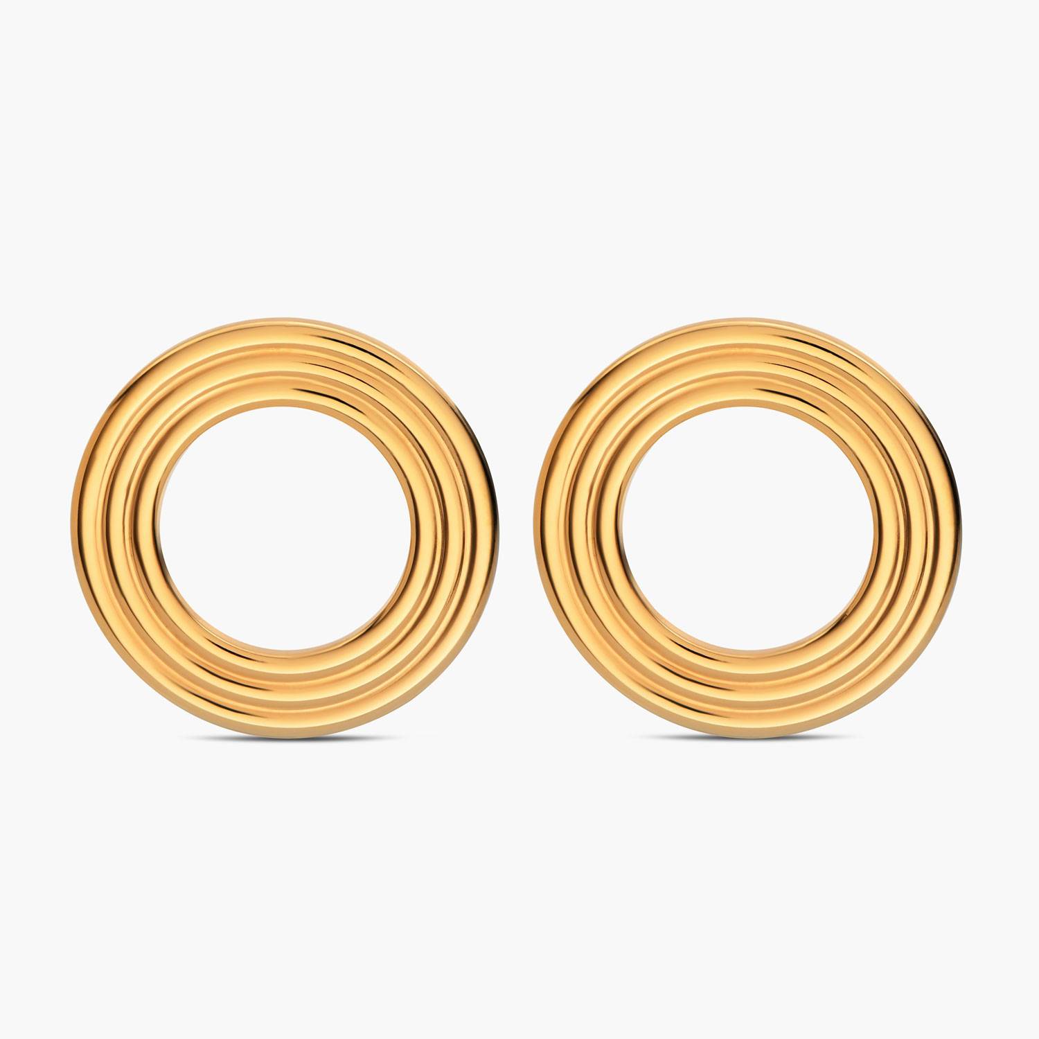 The Spotlight Studs- Gold Vermeil-2 product photo