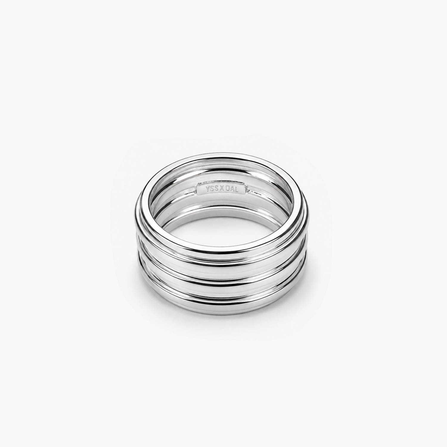 No. 06 — The Stack Ring - Silver-5 product photo