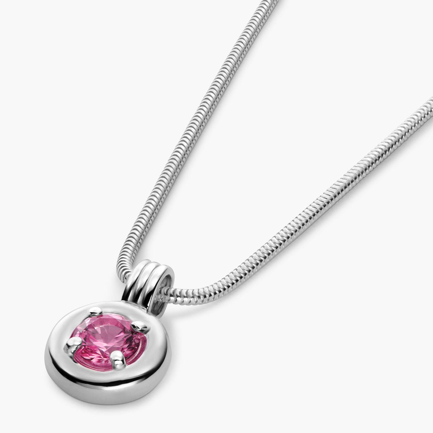 The Statement One Carat Moissanite Necklace - Sterling Silver-6 product photo