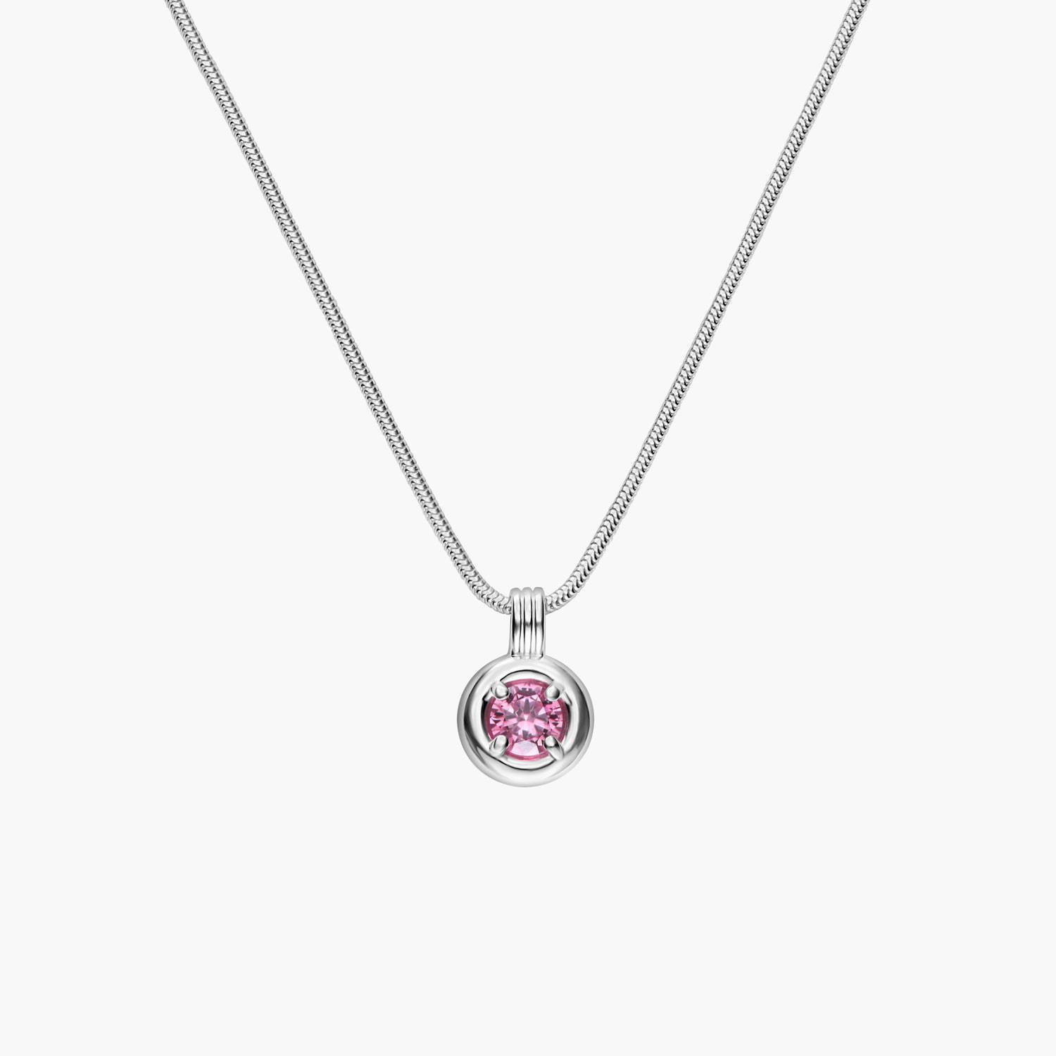 The Statement One Carat Moissanite Necklace - Sterling Silver-1 product photo