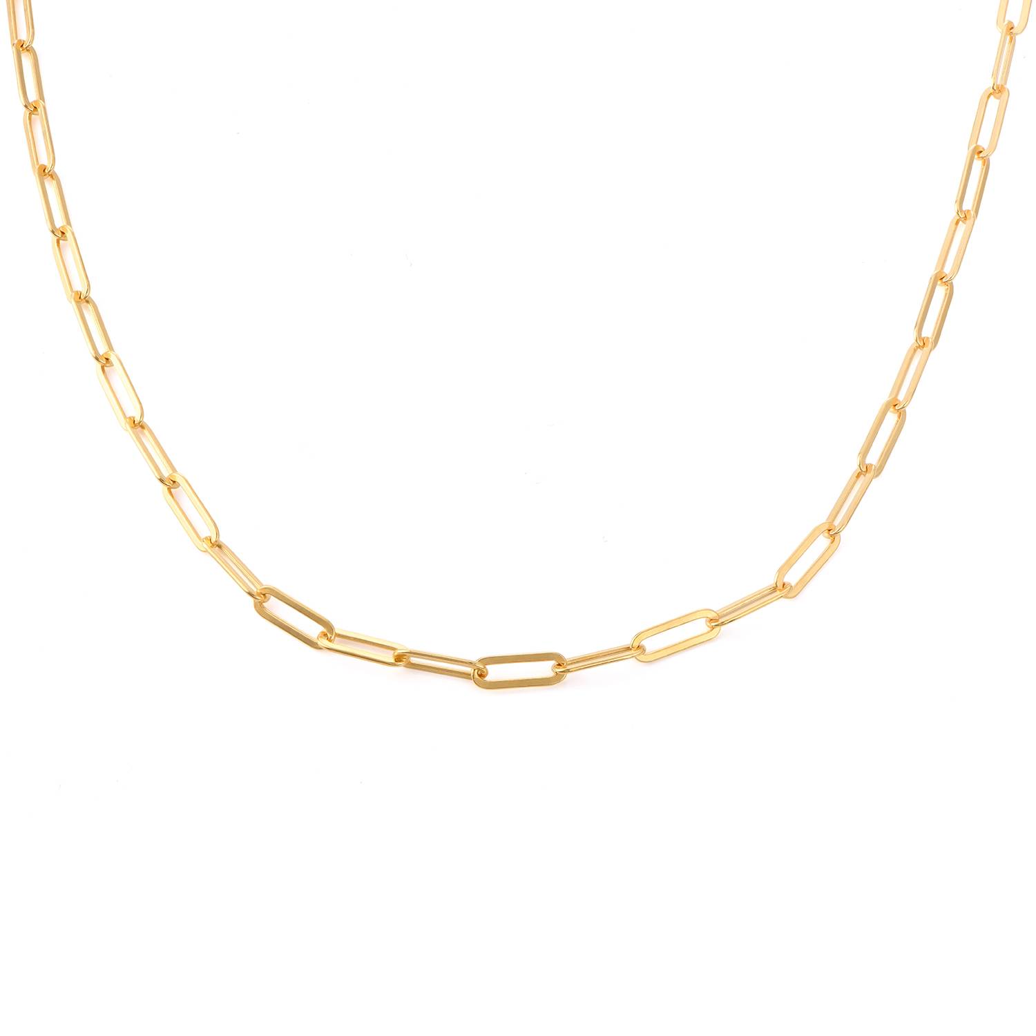 Thin Link Chain Necklace in Gold-1 Thin Link Chain Necklace in Gold-1 product photo
