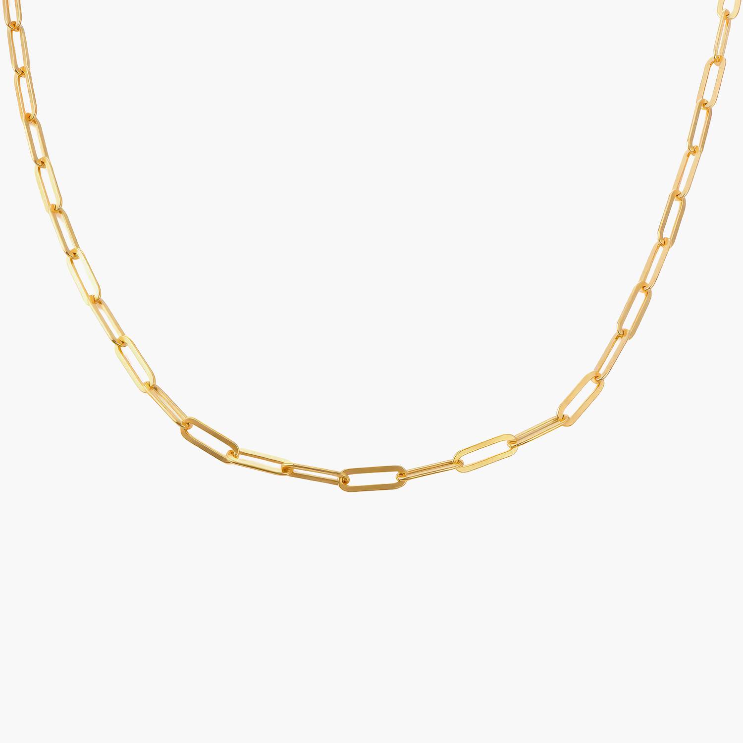 Thin Link Chain Necklace in Gold-1 product photo