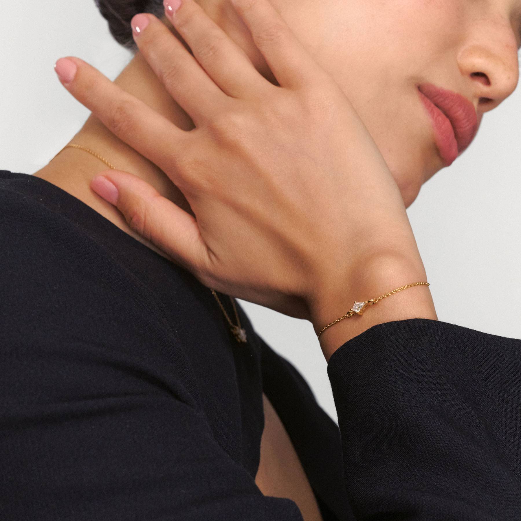 Two Become One Bracelet- Gold Vermeil-5 product photo