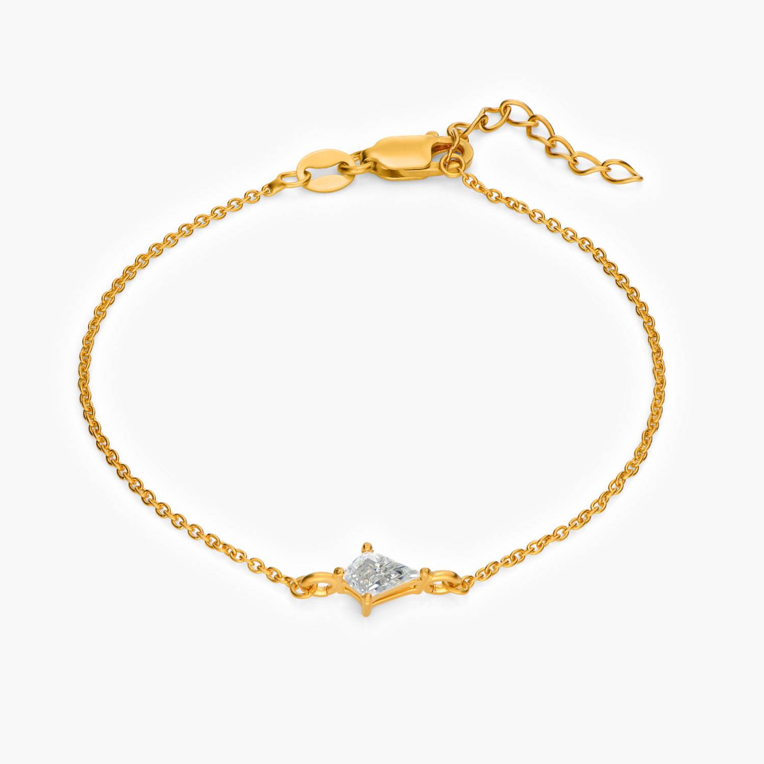 Two Become One Bracelet- Gold Vermeil-1 product photo