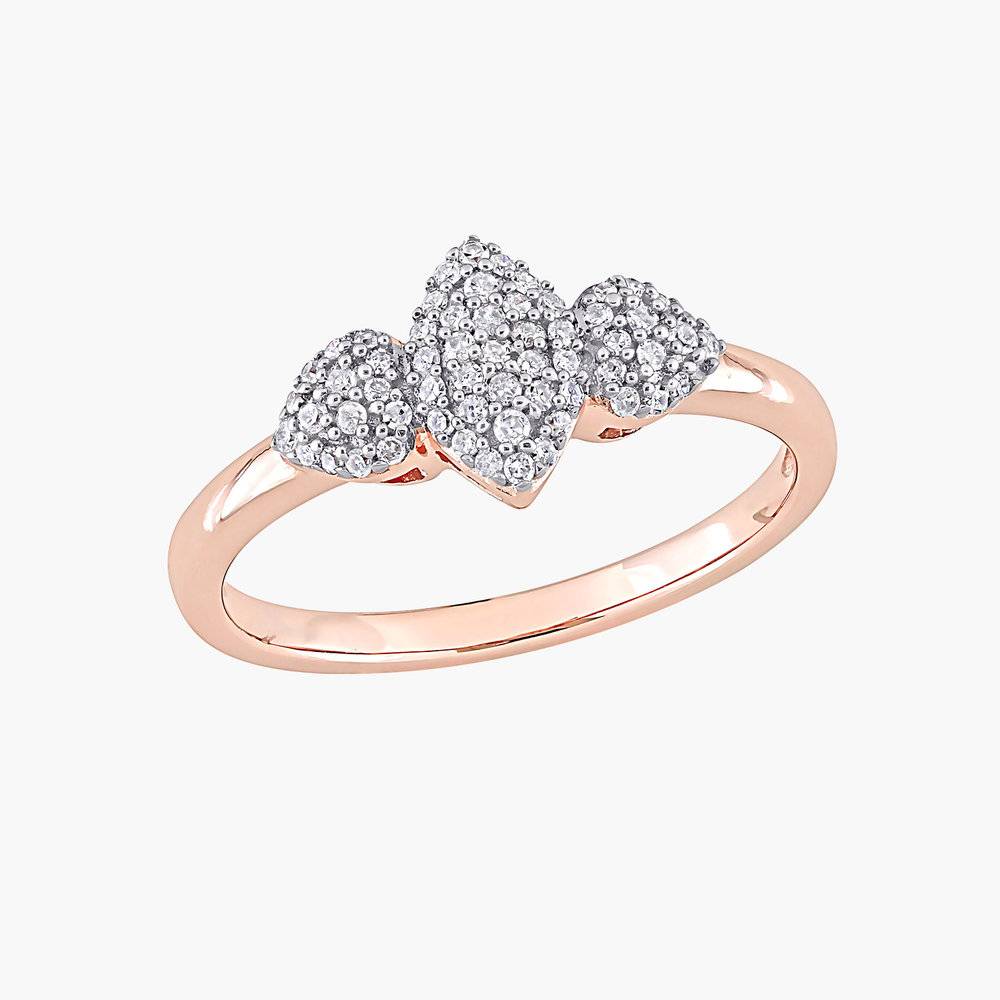 Charlotte Diamond Marquise Ring - Rose Gold Plating product photo