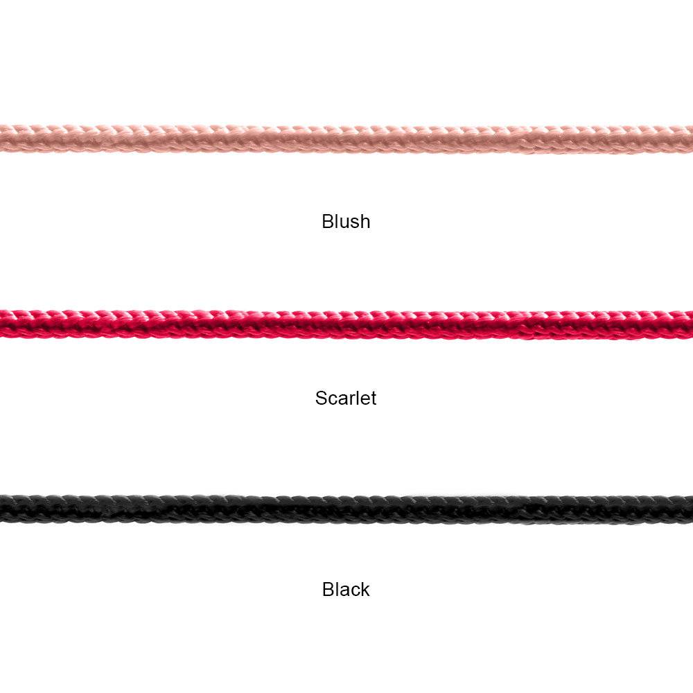 A to Z Cord Bracelet - Silver-1 photo du produit