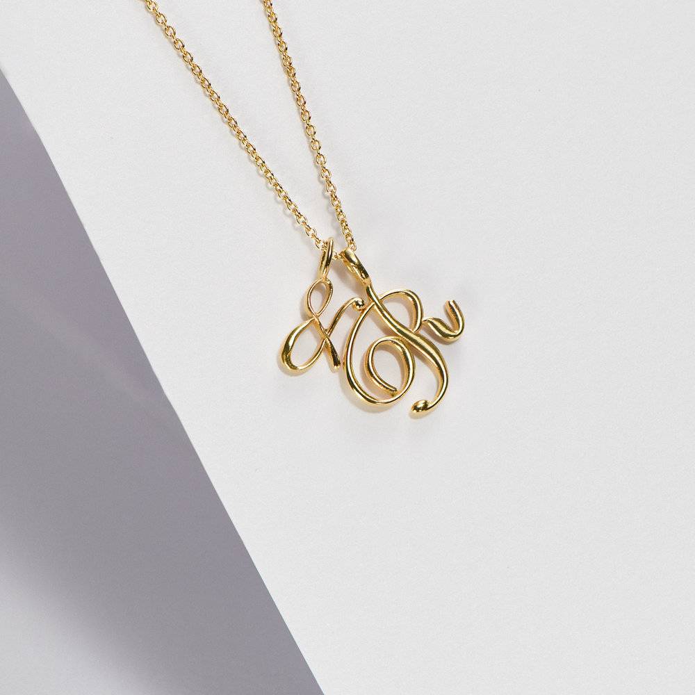 Ampersand Charm - Gold Vermeil-2 product photo