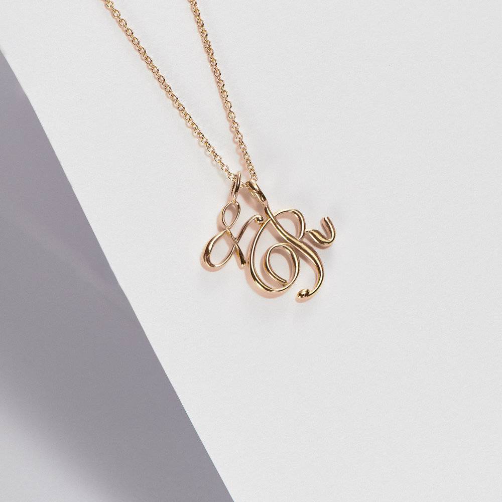 Ampersand Charm - Rose Gold Plating-1 product photo