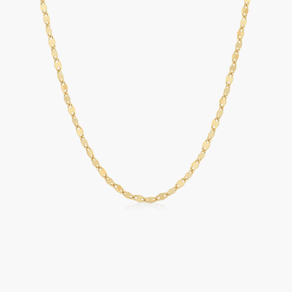 Aria Mirror Chain Necklace - Gold Plating