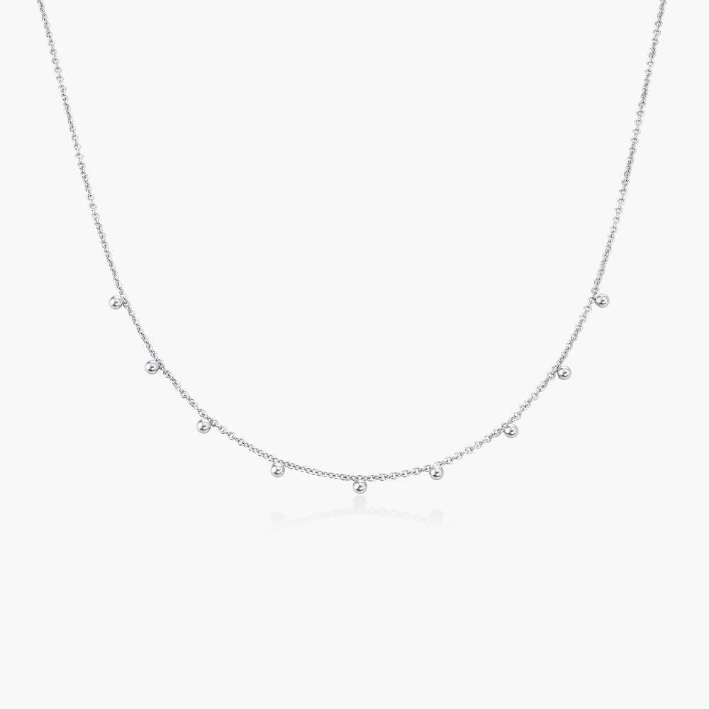 Arya Rolo Chain Necklace - Sterling Silver (Adjustable chain length 16"+2")