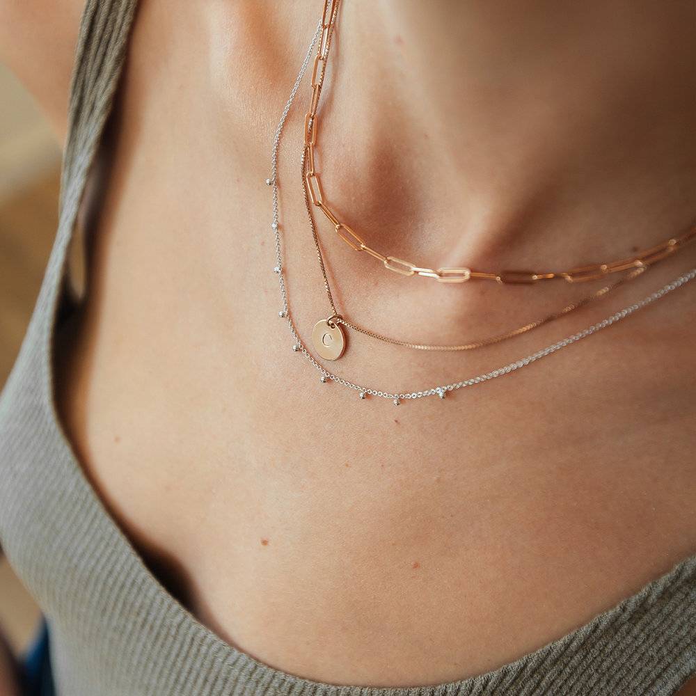Arya Rolo Chain Necklace - Sterling Silver product photo