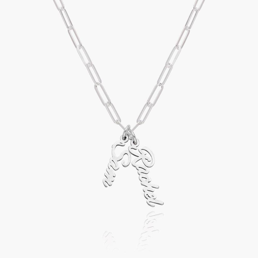 Large Paperclip Chain Necklace - Sterling Silver - Oak & Luna