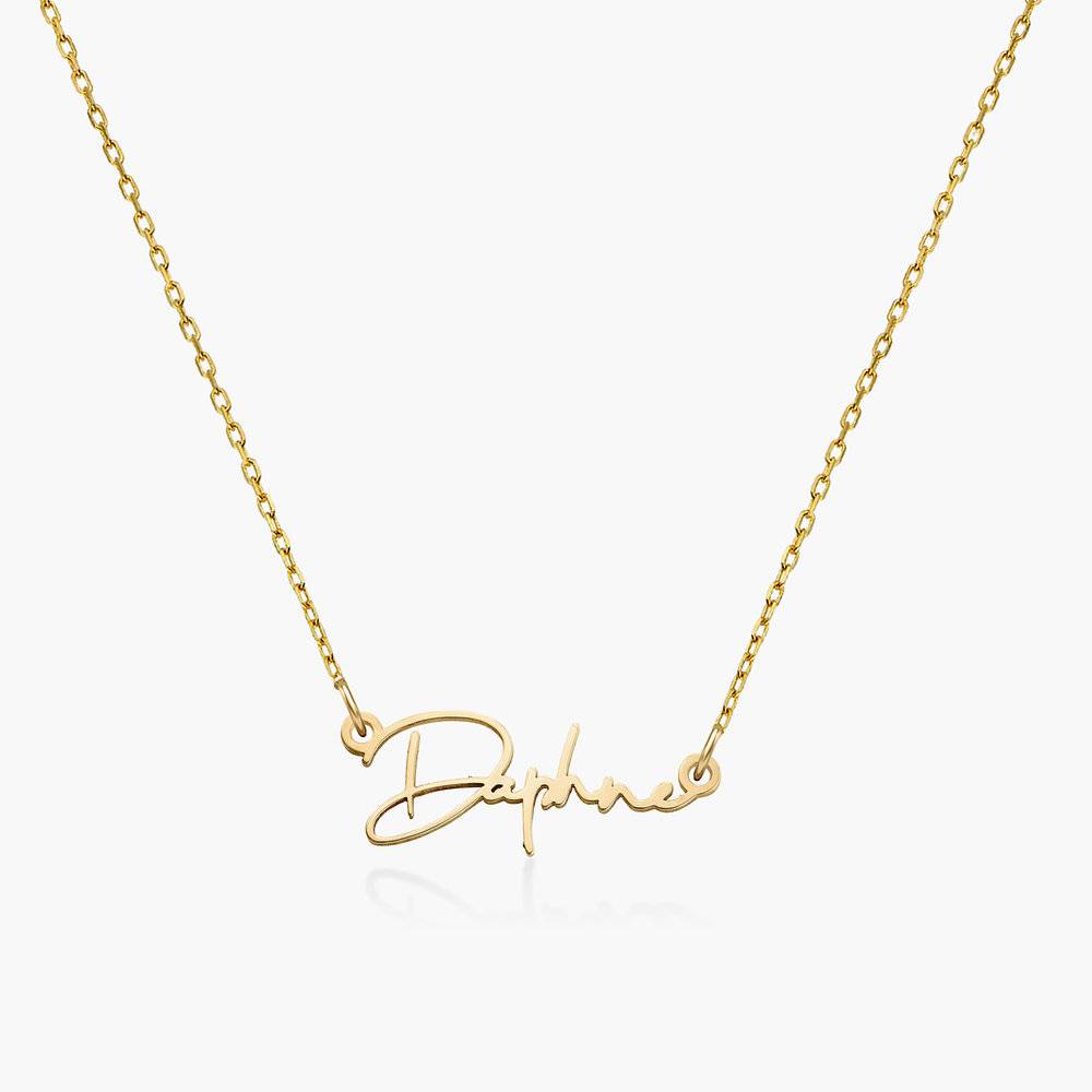 Belle Custom Name Necklace - 10K Solid Gold product photo