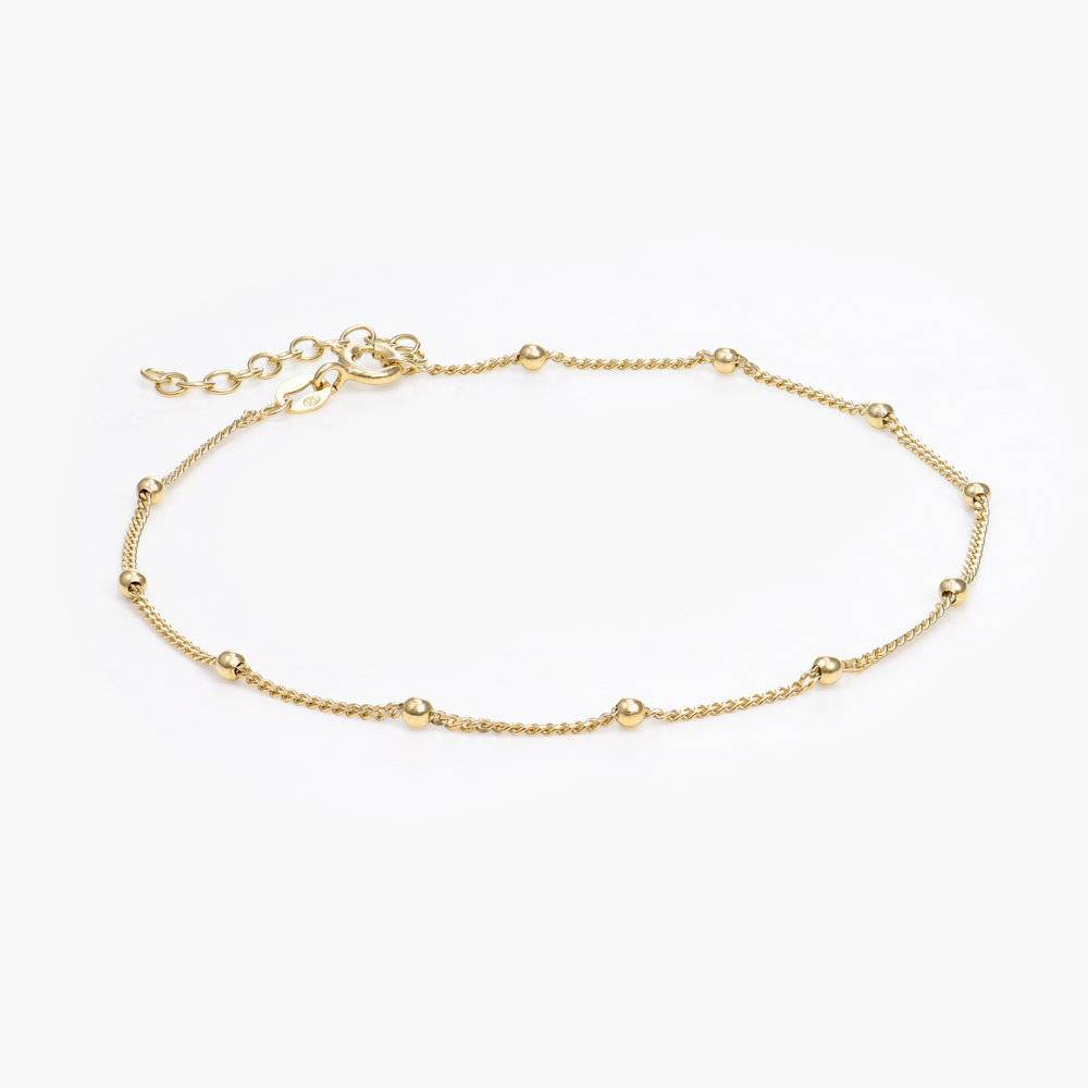 Bobble Chain Anklet/Bracelet- Gold Plated-3 product photo