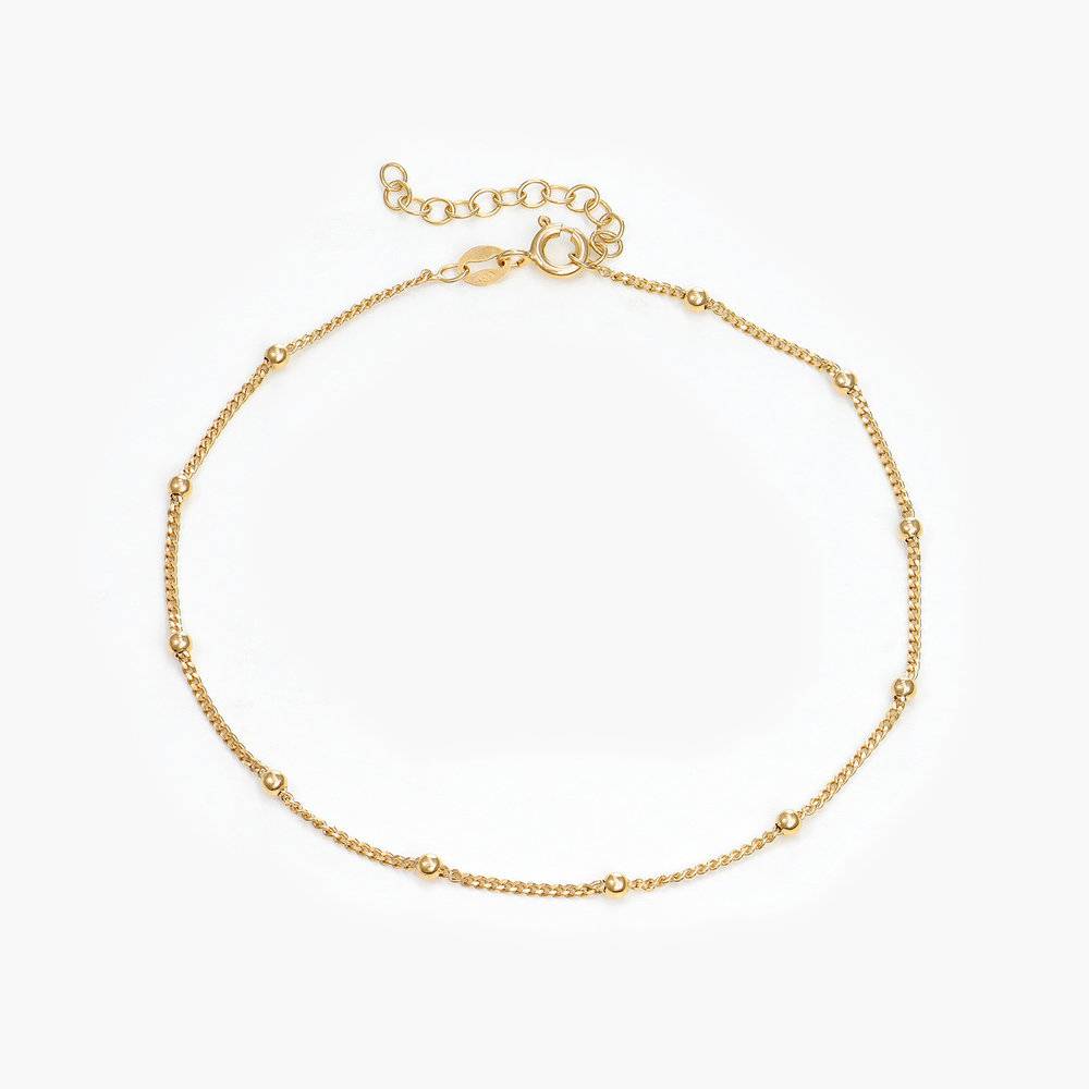 Bobble Chain Anklet/Bracelet- Gold Plated-1 product photo