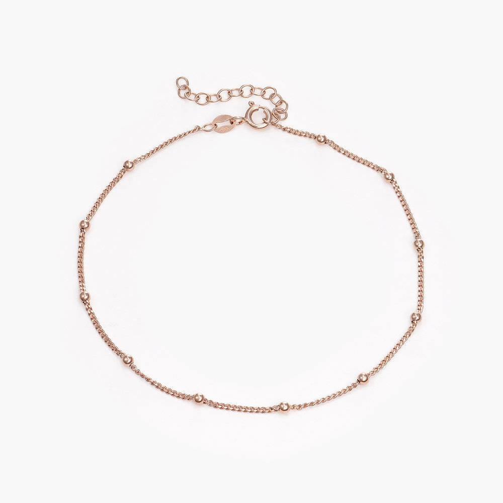 Bobble Chain Anklet/Bracelet - Rose Gold Plated-1 product photo
