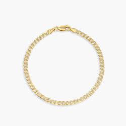 アクセサリー bunney Curb Change Bracelet Thick BUNNEY】ブレスレット 21cm Curb Change Bracelet Thick B06016