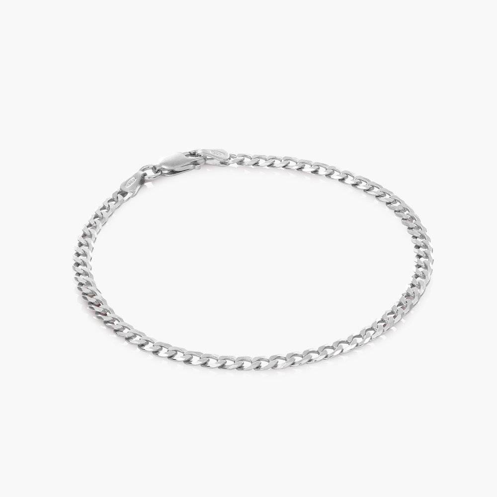 Bold Curb Chain Bracelet - Sterling Silver