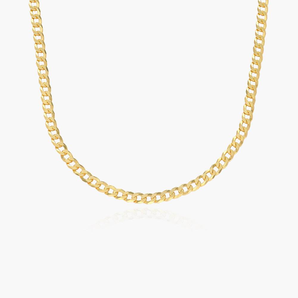 Curb Chain Necklace Gold Necklace Gold Chain Link Necklace 