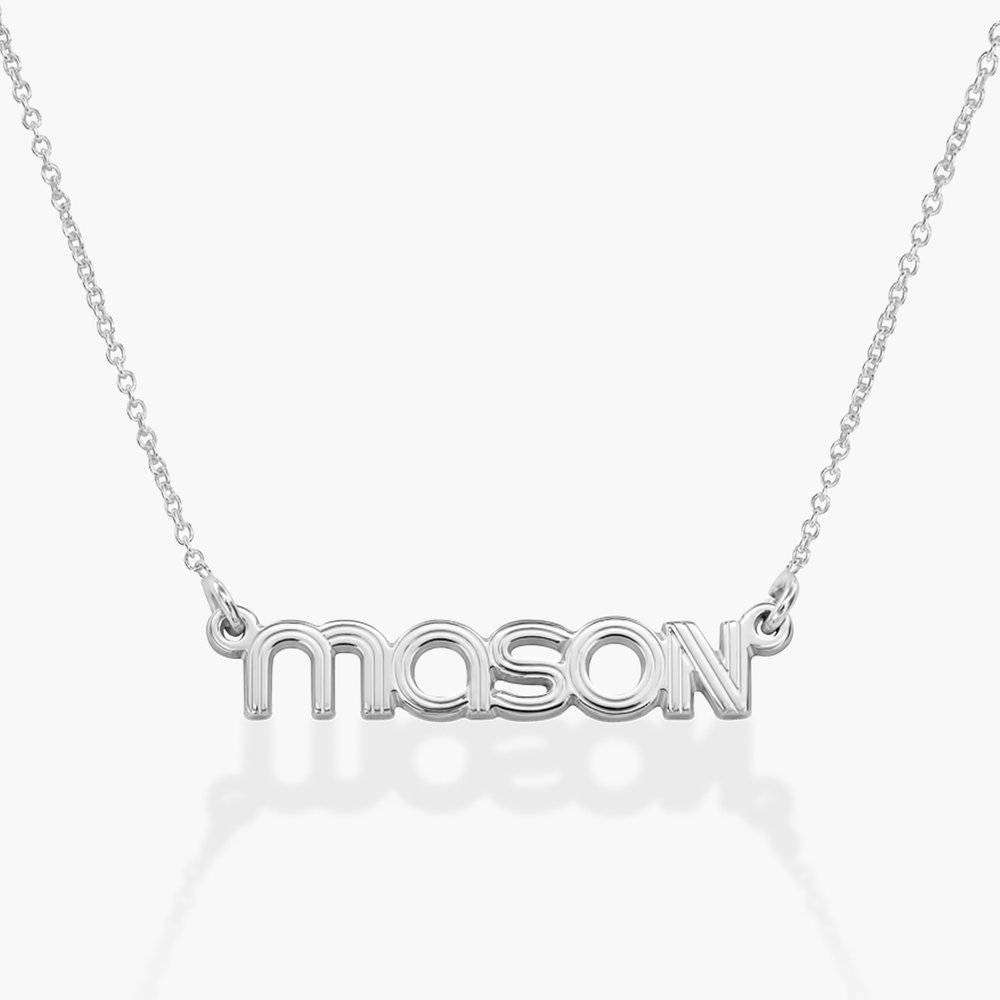 Bonnie Name Necklace - Silver product photo