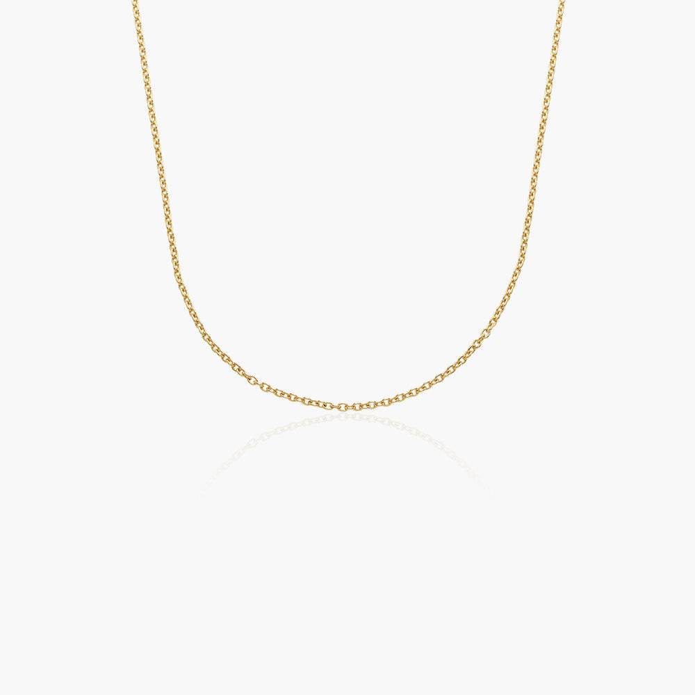 Willow Disc Initial Charm- 14k Solid Gold