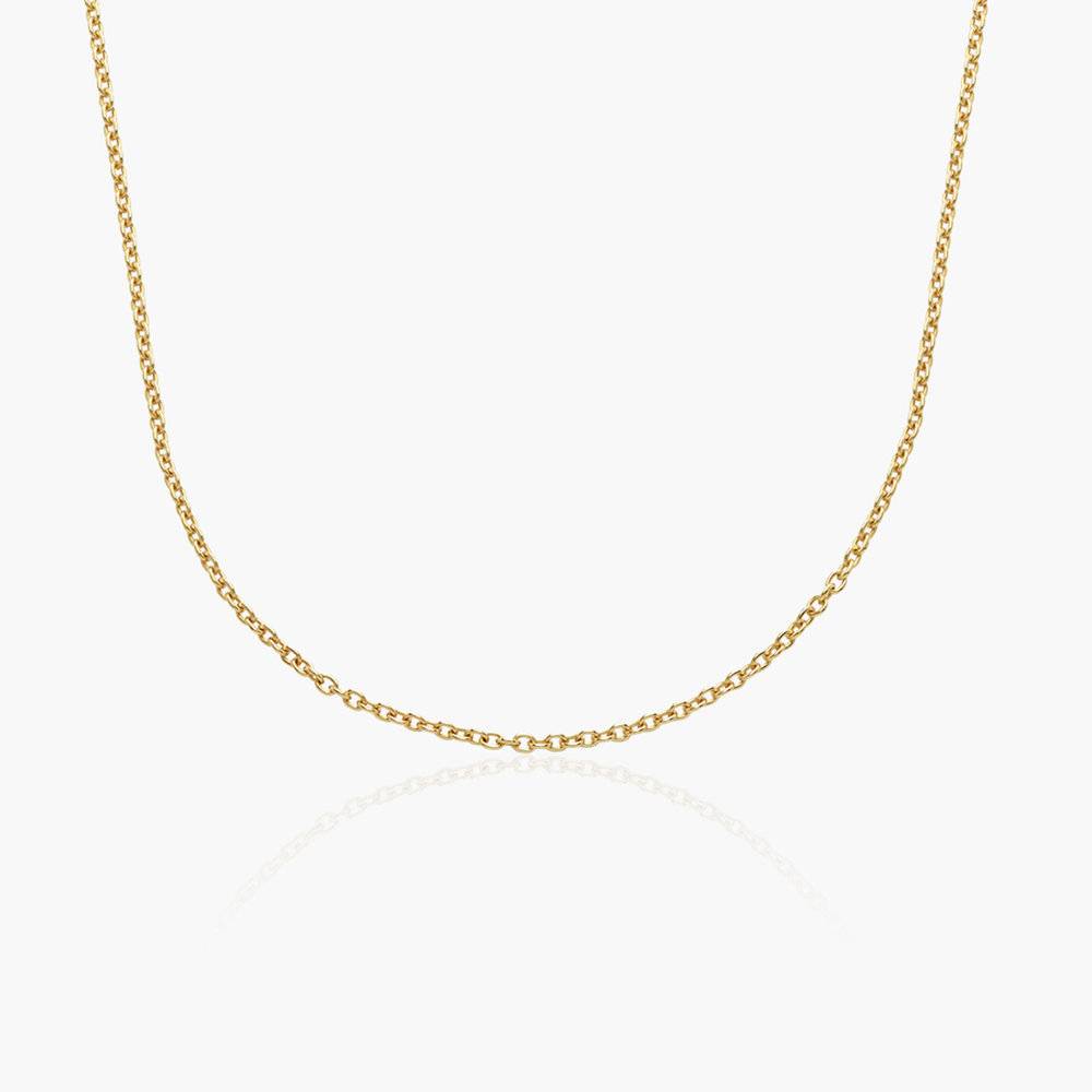 Cable Chain Necklace - Gold Vermeil-4 product photo