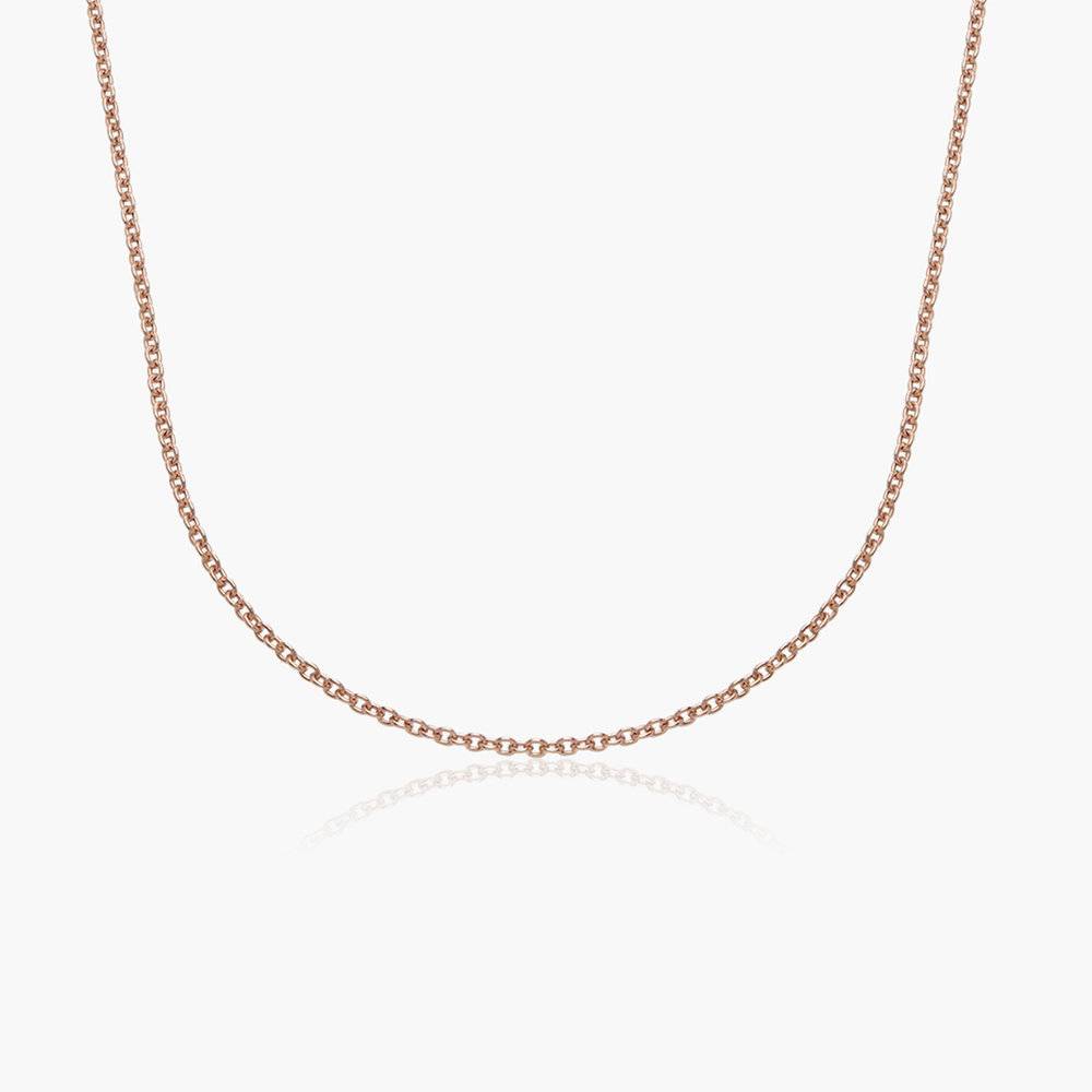 Cable Chain Necklace in -Rose Gold Plating product photo