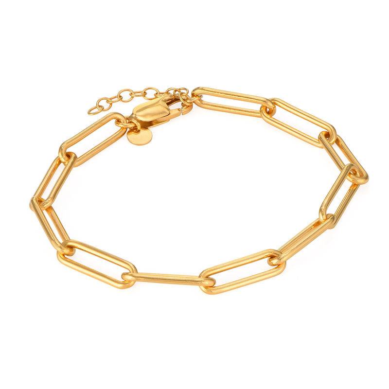 Chain Link Bracelet in 18K Gold Vermeil-2 product photo