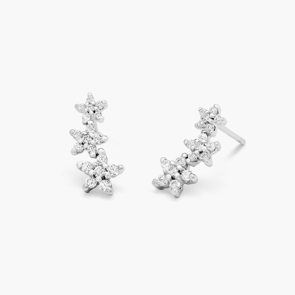 Constellation Ear Climbers - Silver product photo