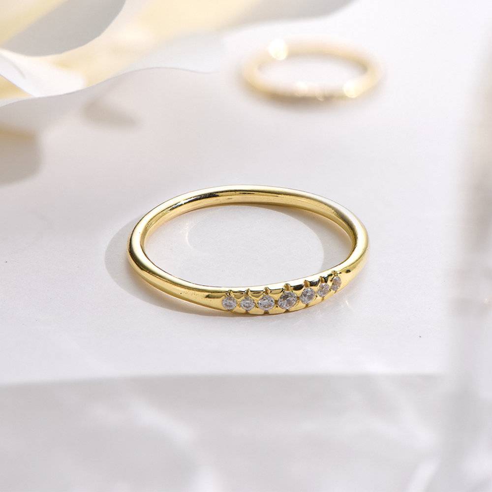 Darleen Diamond Ring - Gold Vermeil-3 product photo