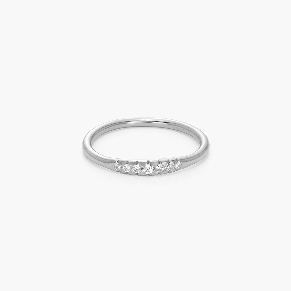 Darleen Diamond Ring - Silver-5 product photo