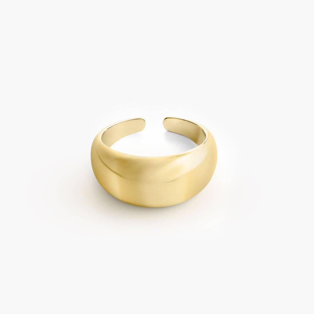 Dome Open Ring - Gold Plating-4 product photo