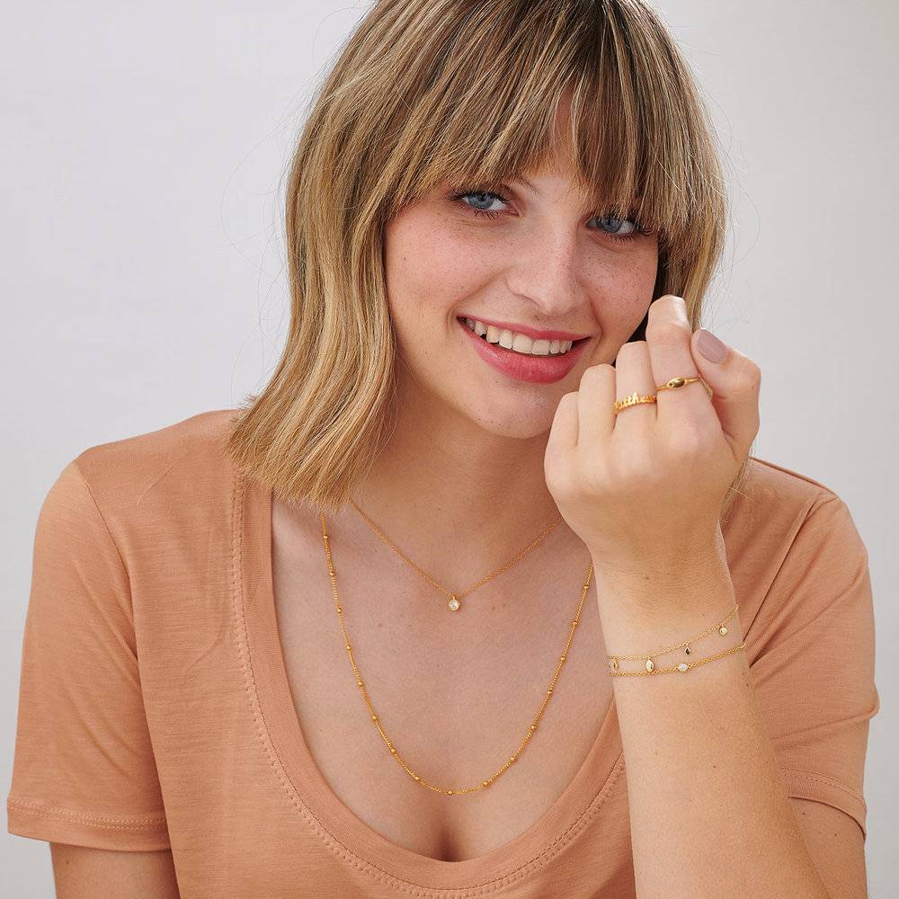 Ethereal Drops Bracelet - Gold Plated-2 photo du produit