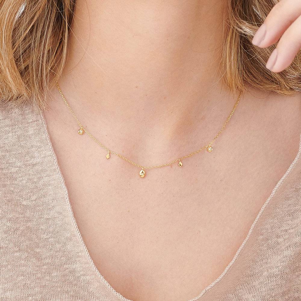 Ethereal Drops Necklace - Gold Plated-6 photo du produit