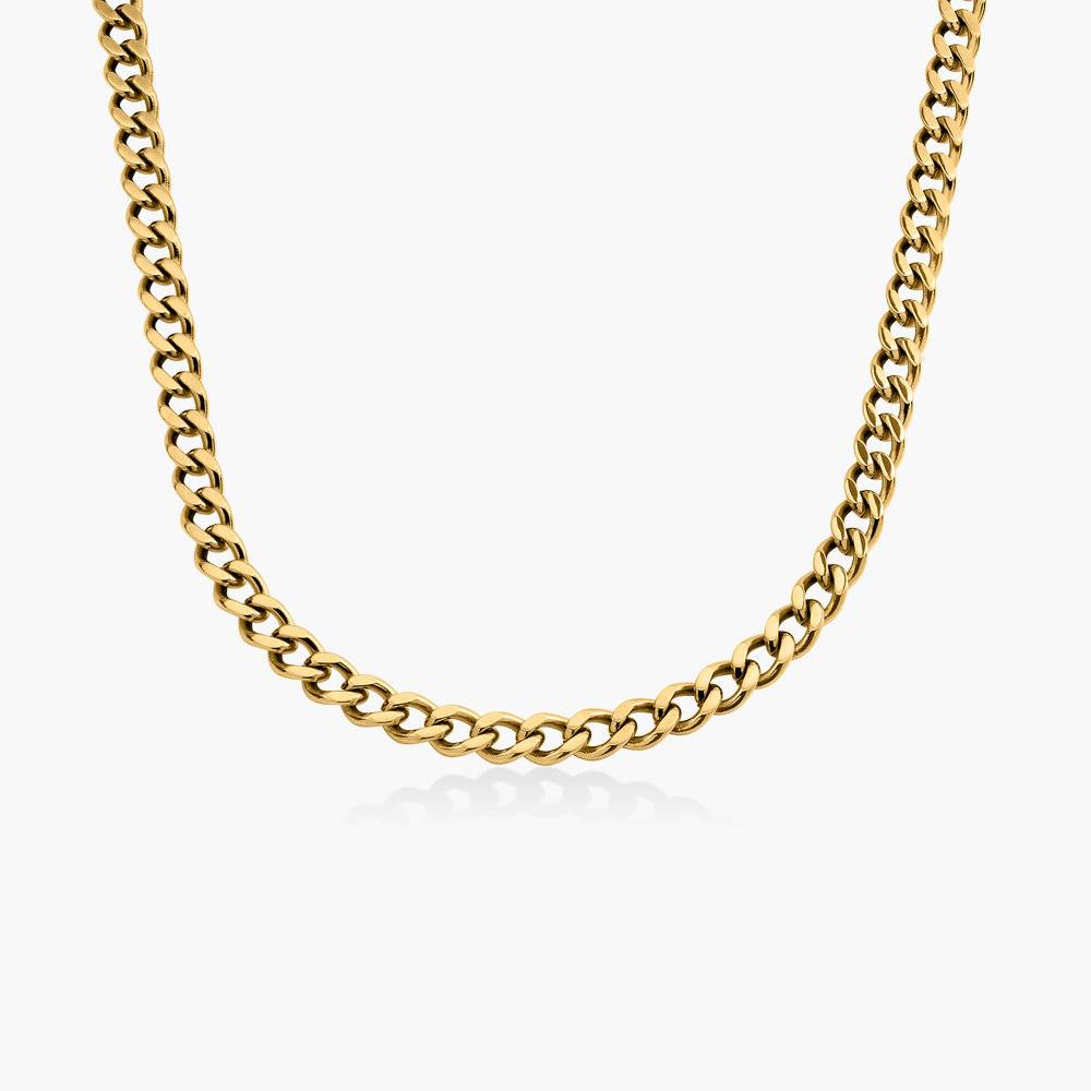 Farah Cuban Link Chain Necklace - Gold Plating-4 product photo