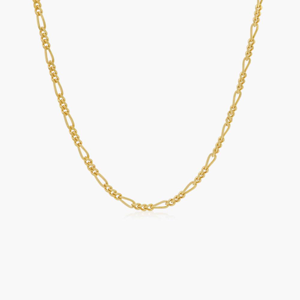 Figaro Chain Necklace - Gold Plating-2 product photo