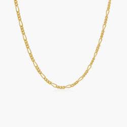 アクセサリー lui jewelry twinkle chain necklace figaro-chain-necklace-gold-