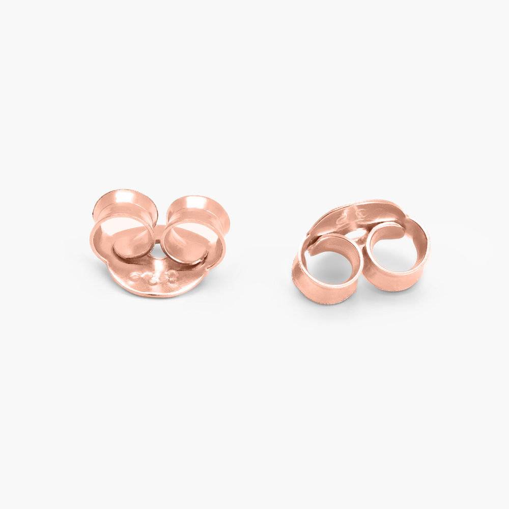 Forget Me Knot Earrings - Rose Gold Plated-3 photo du produit