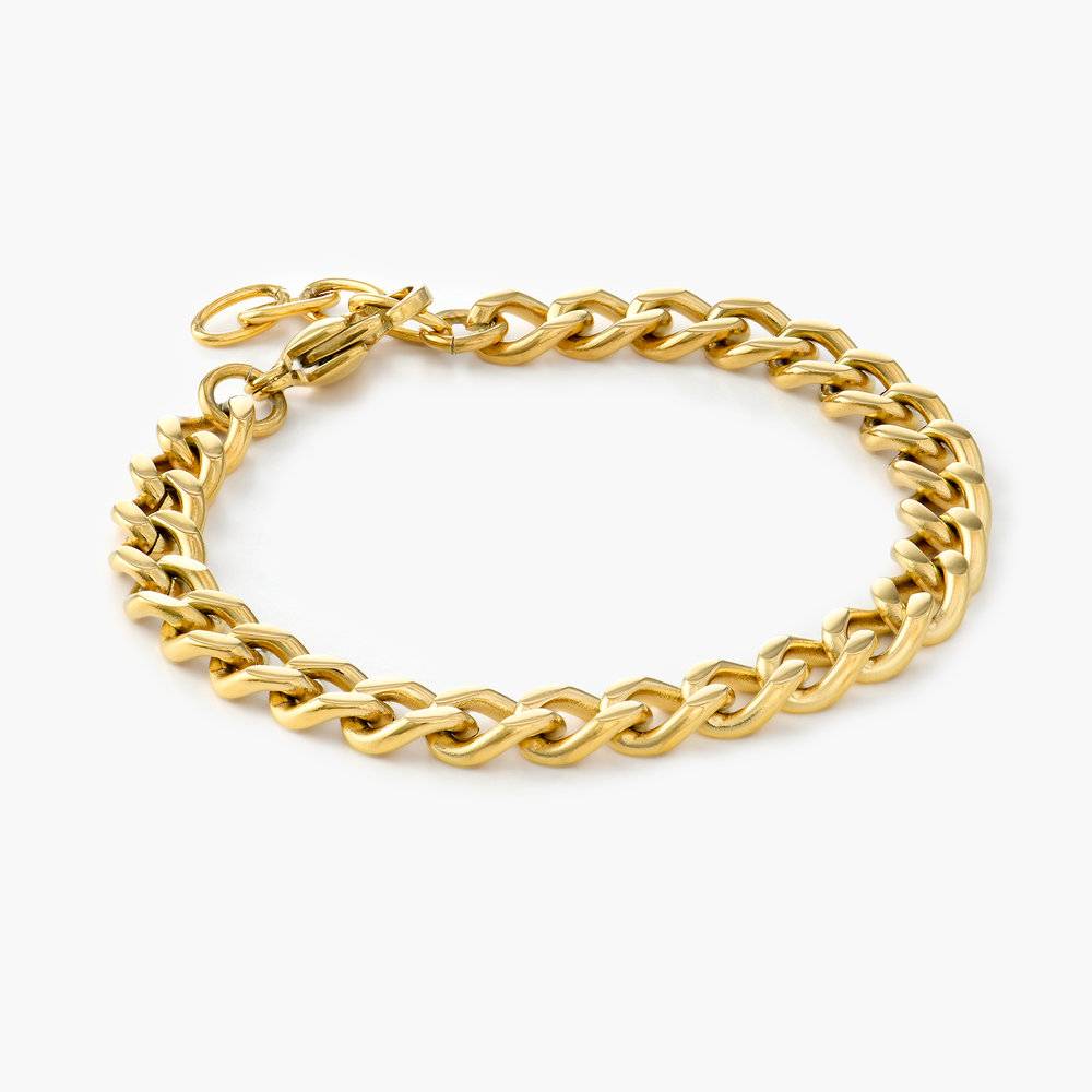 Farah Cuban Link Chain Bracelet - Gold Plating product photo