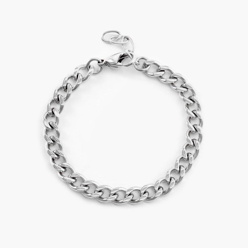 Farah Cuban Link Chain Bracelet - Stainless Steel-4 product photo