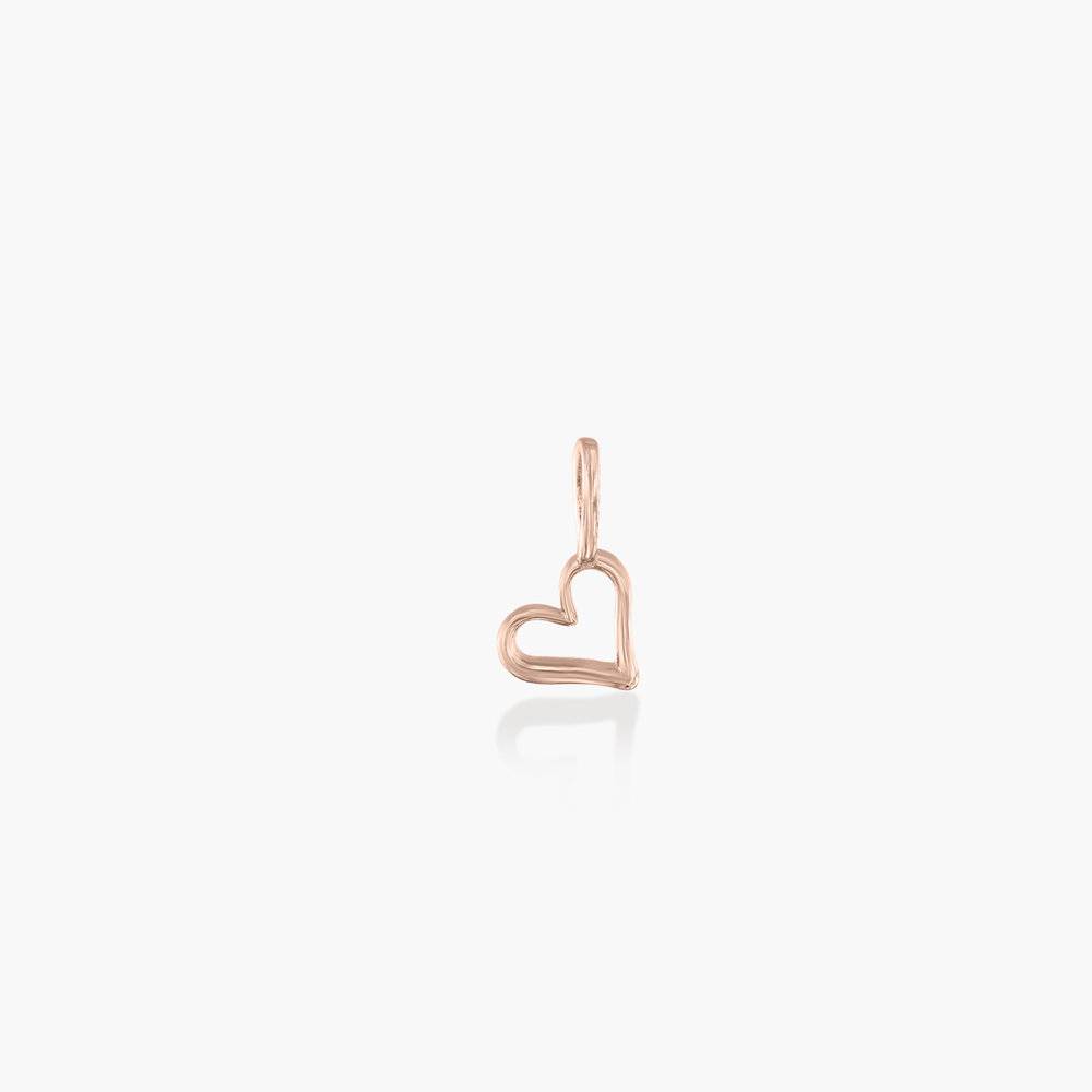 Heart Charm - Rose Gold Plating