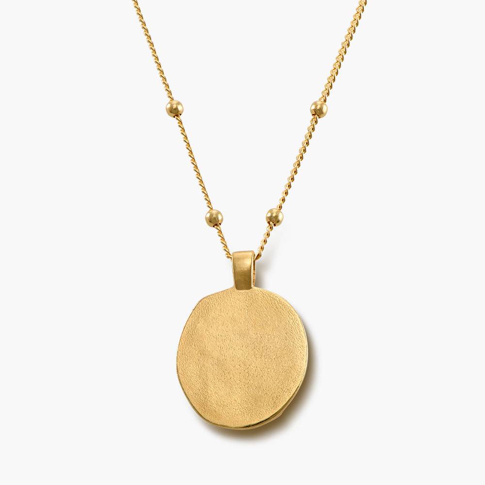Hygieia Coin Necklace- Gold Vermeil-5 product photo