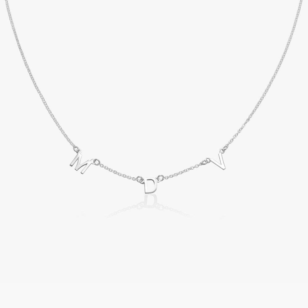 Inez Initial Necklace - Silver-1 product photo
