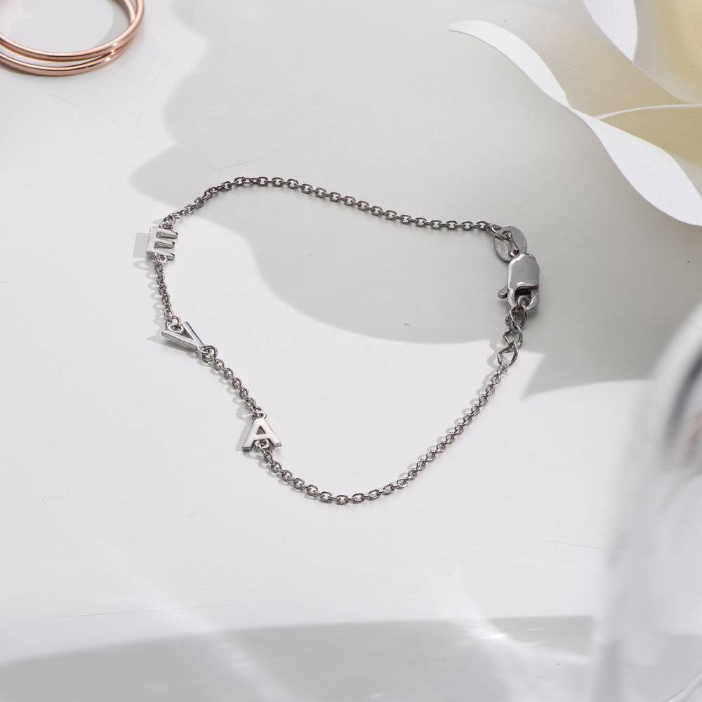 Inez Initial Bracelet/Anklet - Silver-5 product photo