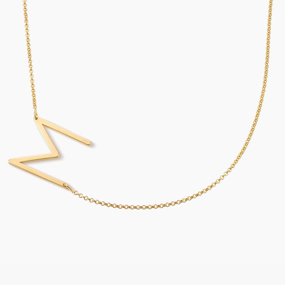 Initial Necklace - Gold Vermeil-6 product photo