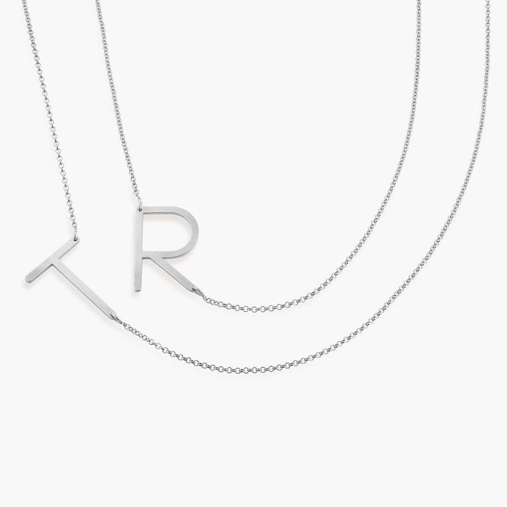 Initial Necklace - Silver product photo