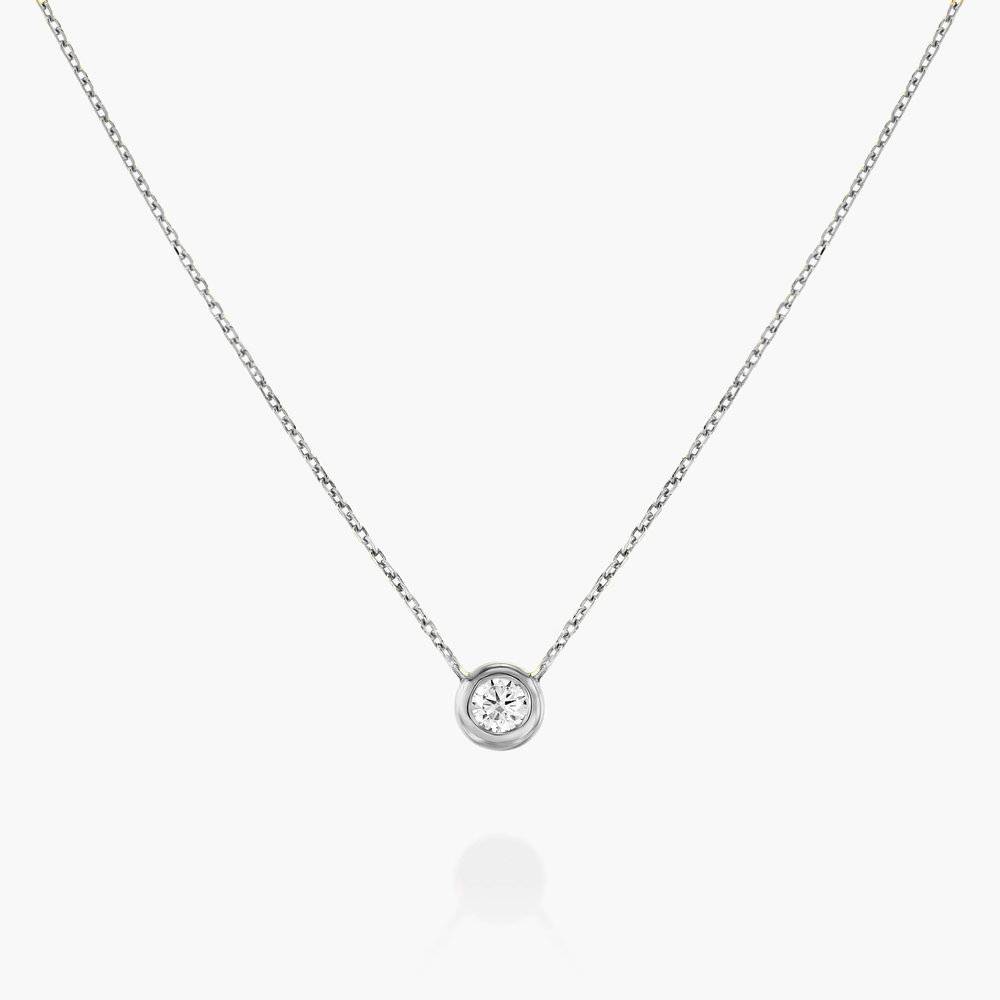 Juno Diamond Necklace - Sterling Silver-1 product photo