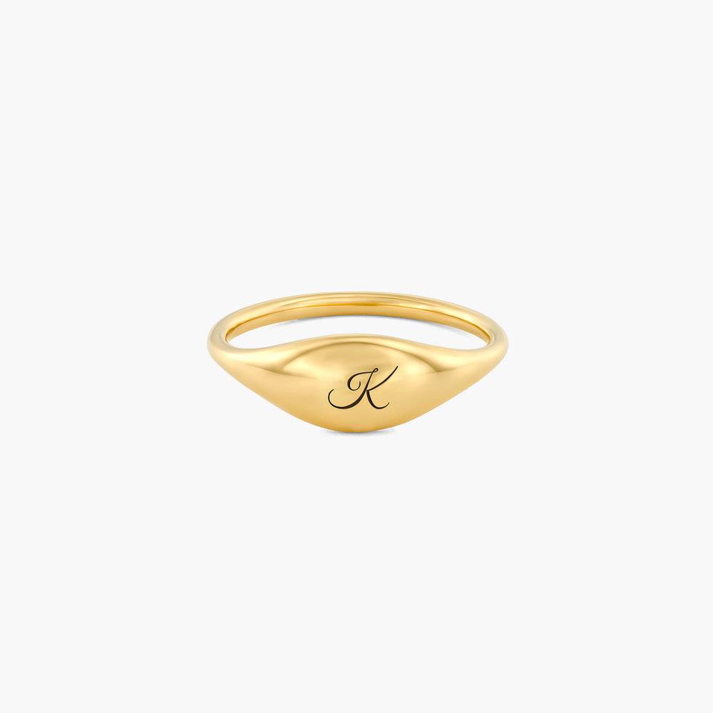 GoldChic Jewelry Personalized Men Black Tone Signet Ring Monogram Engraving  Custom Ring Men Name Initial Ring : : Clothing, Shoes & Accessories