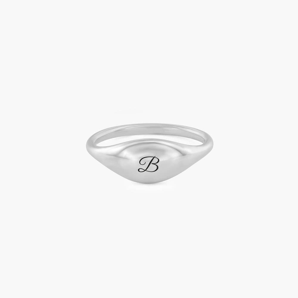 Kara Custom Name Ring - Sterling Silver product photo